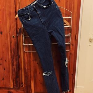 F21 Ripped Skinny Jeans